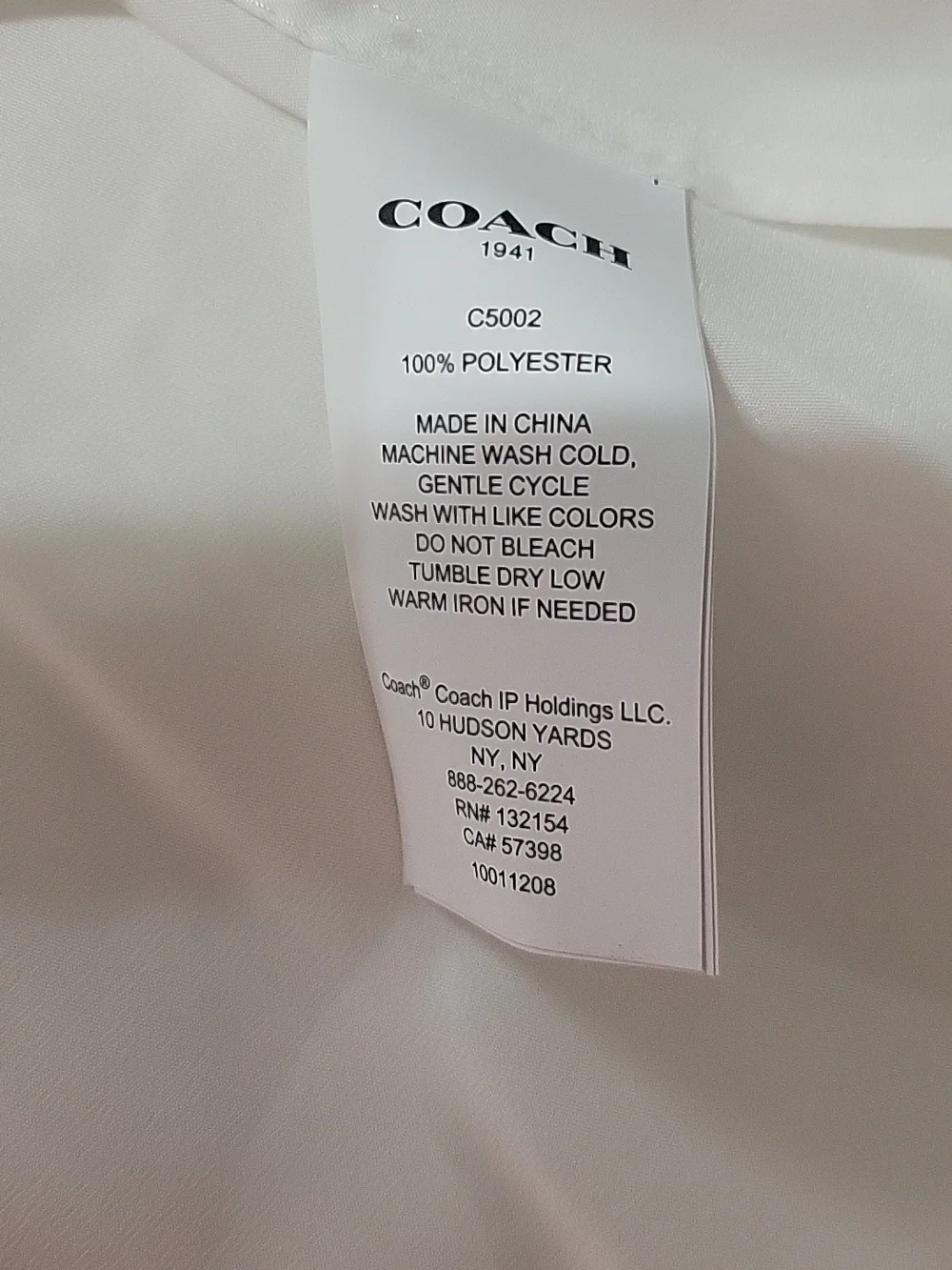 NWOT Coach 2 White Lace-Trim Cotton Midi Dress With Pockets - Picture 6 of 8